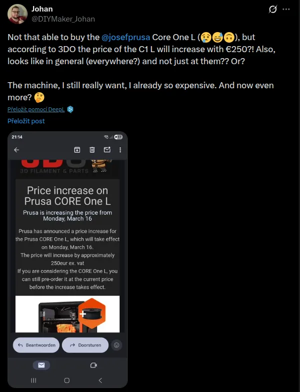 Jedná se o informaci, kterou se neměl nikdo dříve dovědět?