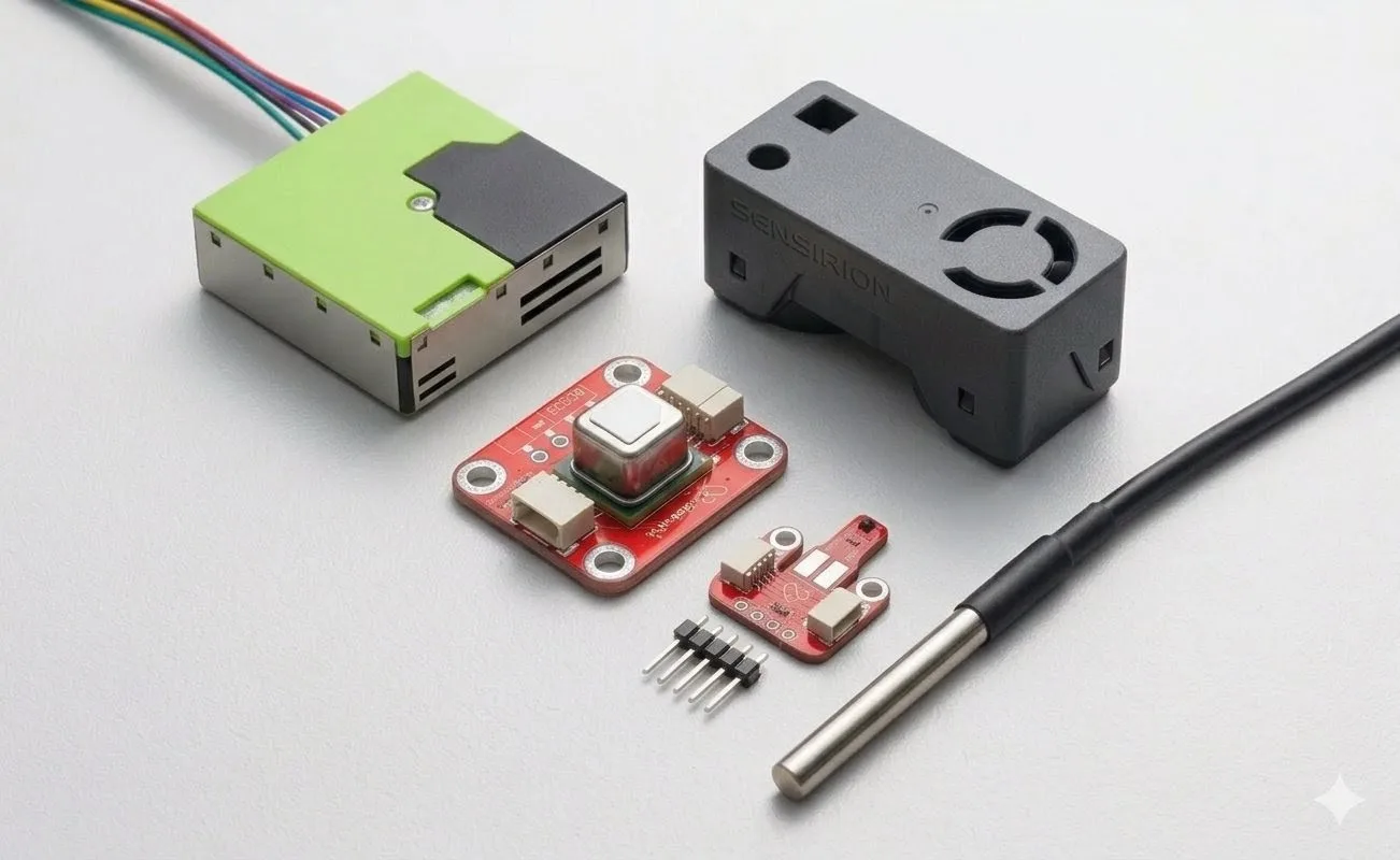 Nejpoužívanější čidla a senzory na chiptron.cz – přehled parametrů, knihoven a kde koupit