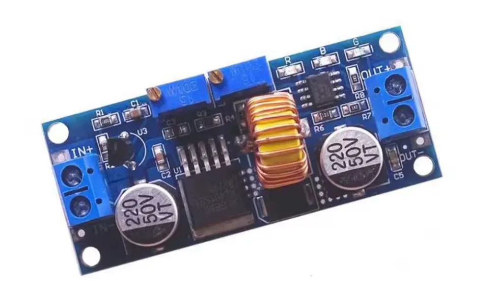 Měnič napětí (step-down) XL4015 DC-DC, CC/CV, 75W (6-38V na 1.25-36V až 5A)