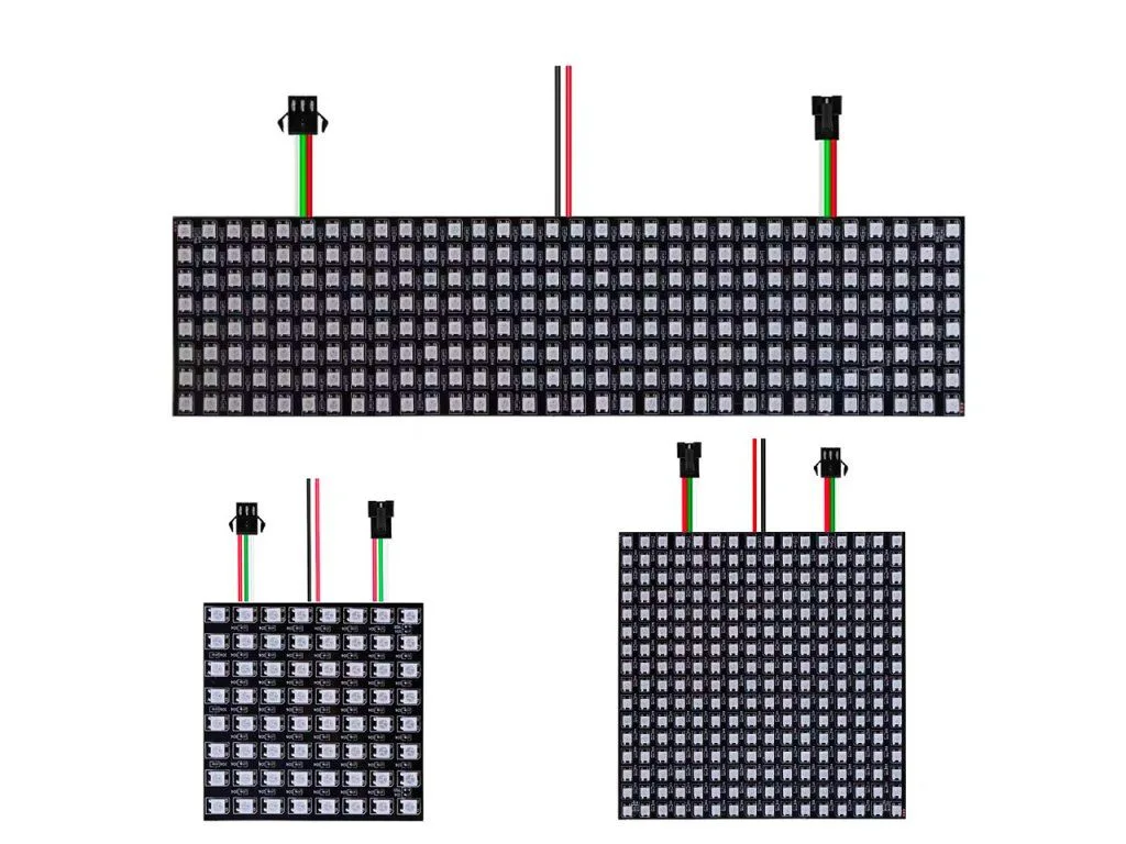 inteligentní RGB LED NeoPixel flexibilní matice, WS2812B, 5V