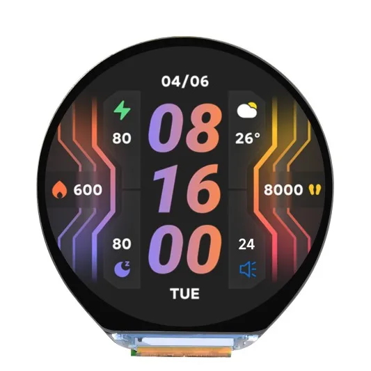 Waveshare ESP32-S3-Touch-LCD-1.46B s kulatým LCD dotykovým displejem