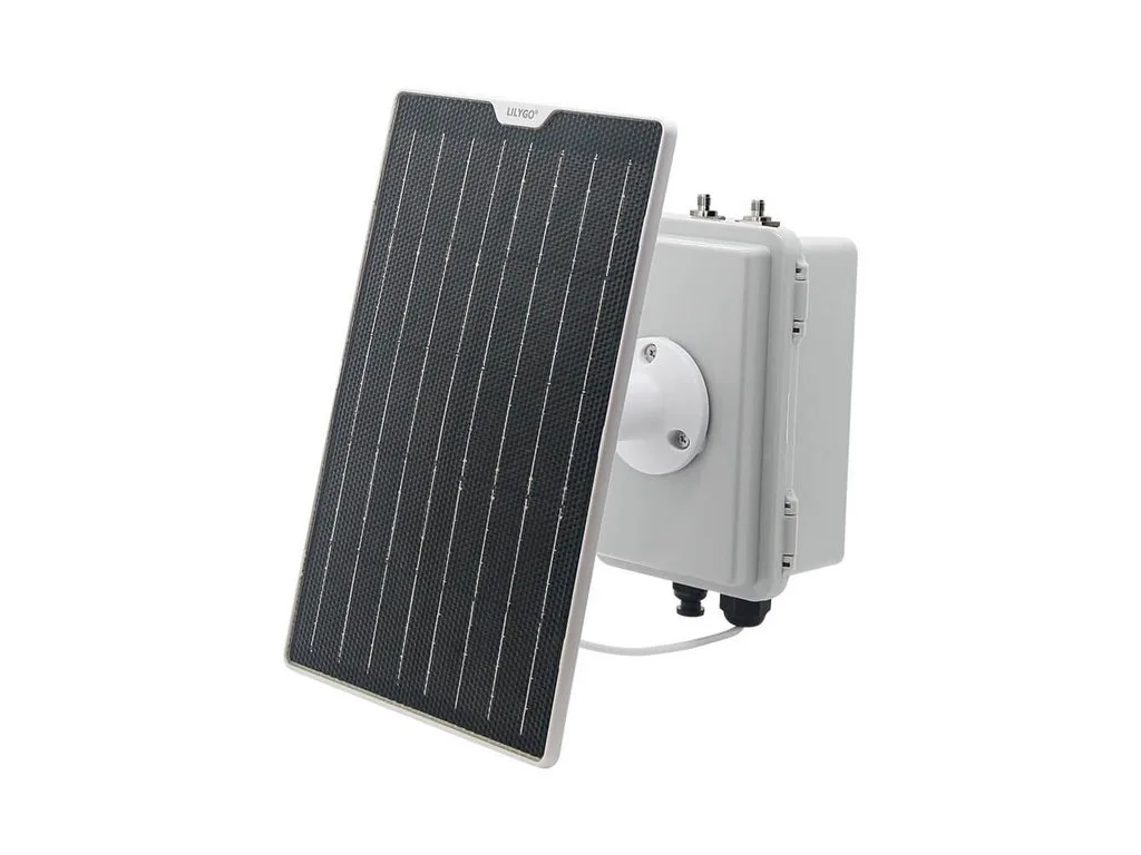 LILYGO T-Solar Kit solární nabíjecí sada s voděodolnou krabičkou, 5,4 W